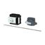 P3 Main switch, 80 A,Rear mounting, 3 pole, Form M4/K2-G, Gray, Short  thumbnail 2