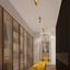 Wall lamp KARBON yellow with a switch thumbnail 8
