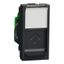 Unica - single RJ45 socket - cat 6 FTP - 1 mod - Anthracite - mecha only thumbnail 2