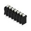 Printed circuit board terminals, 5.08 mm, Number of poles: 7, 180°, Solder pin length (l): 3.5 mm, black, PUSH IN with actuator, Clamping range, max. : 1.5 mm², Tube thumbnail 6