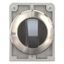 M30I-FWLK3-W Illuminated selector switch actuator, RMQ-Titan, with thumb-grip, momentary, 3 positions, White, Front ring stainless steel thumbnail 10