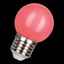 LED Ball G45 E27 240V 1W Pink thumbnail 2