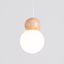 Pendant lamp PEKKA 1 white/natural wood thumbnail 5