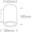 ANTHRACITE 20W CW IP65 230V DIMMABLE thumbnail 2