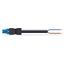pre-assembled connecting cable;Eca;Socket/open-ended;blue thumbnail 1