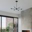 LANGO 5 BLACK CHANDELIER E27 5X60W IP20 thumbnail 4