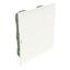 PRACTIBOX3 2R 12M FLUSH MOUNTING CABINET WHITE DOOR EARTH NEUTRAL T. BLOCK thumbnail 1