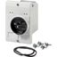 E-PKZ0-G Insulated enclosure, E-PKZ0, H x W x D = 129 x 85 x 124 mm, flush-mounted, rotary handle, black/gray, IP55 thumbnail 3