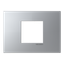 Frame 2 modules - Niessen logo - Silver thumbnail 1