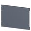 SIVACON, mounting plate, mounting with bracket, H: 400 mm, W: 600 mm, zinc-plated The SIVACON thumbnail 1