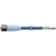 M12 female 0° A-cod. with cable shielded F&B Pro TPE-S 5x0.34 bu 40m thumbnail 1