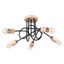 EMBER 5 BLACK CHANDELIER 5XE27 thumbnail 1