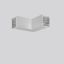 Form connector L 185 B 185 H 76 colour: aluminium 220 - 240 V thumbnail 1