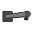 Vernis Shape shower head holder, wall-mounted 24cm, black thumbnail 1