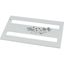 XMMC0806C Front cover, +mounting kit, for FAZ, vertical, HxW=200x600mm, grey thumbnail 6
