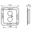 Centre plate f.Hifi socket A562 thumbnail 4