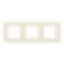 Frame 3-gang / 2+2+2-modules - IP44 - White thumbnail 1