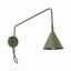 Wall lamp NOX 1 olive green with a switch thumbnail 2