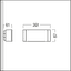 ERGOSIGN 80 P MSW E8D WH IP54 - Escape sign luminaire thumbnail 2