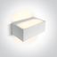 WHITE E27 WALL LIGHT 12W IP65 100-240V thumbnail 1