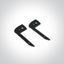 BLACK ALUMINIUM LED PROFILE FOR STEPS 2m thumbnail 2