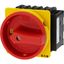 P3-63/EA/SVB/2HI11 Main switch, P3, 63 A, flush mounting, 3 pole, 2 N/O, 2 N/C, Emergency switching off function, With red rotary handle and yellow locking ring thumbnail 20