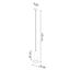 HANGING LAMP REA 1 CONCRETE E14 1X12W IP20 thumbnail 4