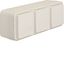 3-way horizontal socket with housing, W.1, p.white thumbnail 1