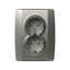 SOCKET SCHUKO DOUBLE 2P+E 16A 250V~ TI 4417004 thumbnail 1