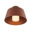 PHOTONI, ceiling-mounted light, conical, 1x max. 13W, E27, rust thumbnail 1