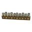 PRACTIBOX S 15 HOLES BRASS TERMINAL BLOCKS FOR SUPPORT thumbnail 1