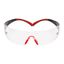 3M™ SecureFit™ 400 Safety Glasses, Red/Grey Frame,  Scotchgard™ Anti-F thumbnail 5