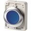 M30I-FDL-B-SP Illuminated pushbutton actuator, RMQ-Titan, flat, momentary, Blue, blank, Front ring stainless steel thumbnail 2