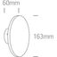 WHITE WALL LED 7W WW IP54 230V DARK LIGHT thumbnail 3
