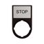 Label Plate with Label : STOP thumbnail 1