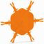 Carrier with 6 coding pins for coding of female plugs orange thumbnail 2