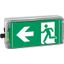 Ex-escape sign luminaires with integrated emergency lighting function EXIT 2 N for zone 2/22, Pictogram: DIN ISO 7010, Arrow: 9 Clock thumbnail 4