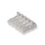 PCB coupler 3p plug, horiz., 1-latch, wht thumbnail 1