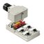 Hood version, M12, 48 V, T-coded, LED: Yes, LED initiator: Yes, Wiring type: thumbnail 1