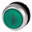 M22-DRLH-G-X1 Illuminated pushbutton actuator, RMQ-Titan, Extended, maintained, green, inscribed, Bezel: titanium thumbnail 1