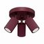 Ceiling lamp KARBON 3P burgundy thumbnail 2