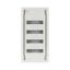 KLV-48HWP-SF Hollow wall compact distribution board, 4-rows, super-slim sheet steel door thumbnail 7