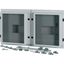 XTMP2N4W4CC-H550W1000 Front cover for 2x NZM4, withdrawable, HxW=550x1000mm, IP55, grey thumbnail 3