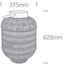 ANTIQUE ORIENTAL FLOOR LAMP E27 40W thumbnail 3