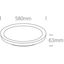 WHITE PLAFO LED 48W CCTV IP20 230V DIMMABLE thumbnail 2