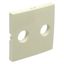 C.PLAT F/SCREW TERM LOUDSPEAKER SOCKET IVORY thumbnail 2