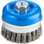 Cup Brush Knotted 90 mm Steel thumbnail 1