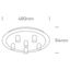 BRASS CEILING LIGHT 6x12W E27 100-240V thumbnail 2
