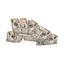 Multi level installation terminal block, PUSH IN, dark beige, 2.5 mm², thumbnail 1