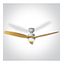 LIGHT WOOD WHITE ROD FAN 35W LED 22W CCTV IP20 230V thumbnail 1